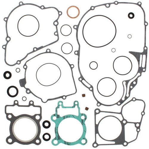 Vertex Pistons 811803 - Vertex Gaskets 88-02 Kawasaki KLF220 Bayou Complete Gasket Kit w/ Oil Seals