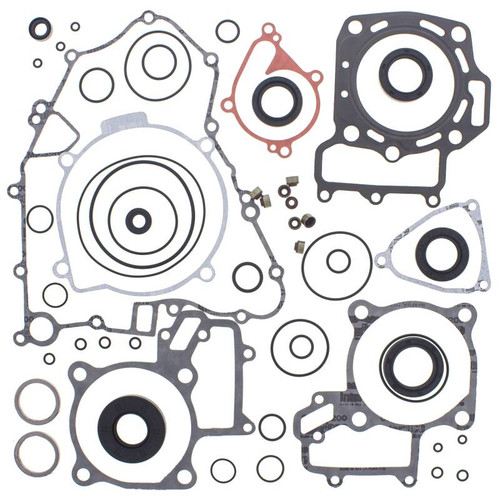 Vertex Pistons 811953 - Vertex Gaskets 06-13 Kawasaki KVF650 I Brute Force Complete Gasket Kit w/ Oil Seals