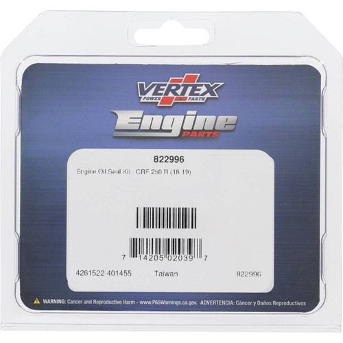 Vertex Pistons 822996 - Vertex Gaskets 18-23 Honda CRF250R Oil Seal Kit
