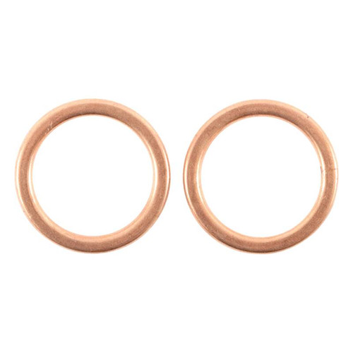 Vertex Pistons 823134 - Vertex Gaskets 08-12 Kawasaki EX250 Ninja Exhaust Gasket Kit