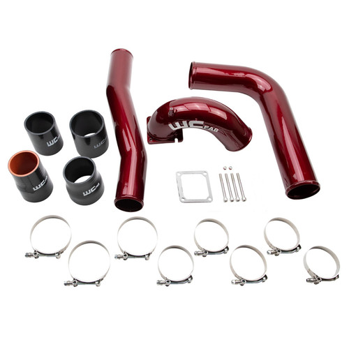 Wehrli WCF100329-CRO - 03-07 5.9L Cummins Stage 1 High Flow Bundle Kit - Chevy Orange
