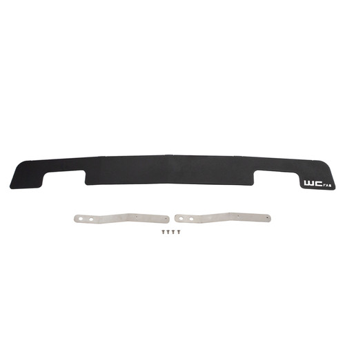 Wehrli WCF100368-FTB - 11-14 Chevy 2500/3500 HD Valance Filler Panel Kit w/ Tow Hooks - Fine Tex Black