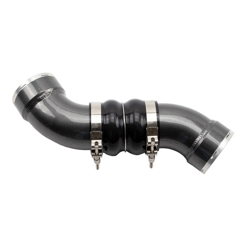 Wehrli WCF100367-CRO - 06-10 Duramax LBZ/LMM P/S 3.5in. Intercooler Pipe - Chevy Orange