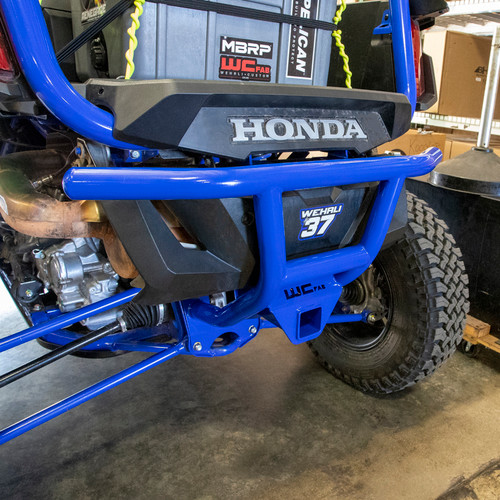 Wehrli WCF102024-TNB - 19-22 Honda Talon X/R Rear Bumper with Receiver Hitch - Talon Blue