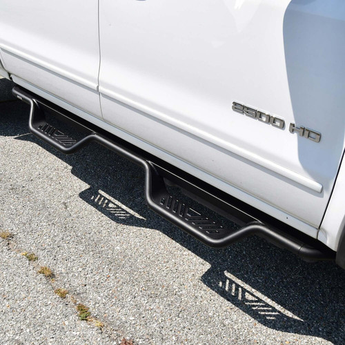 Westin 20-11955 - 04-13 Chevrolet Silverado Outlaw Drop Nerf Step Bar - Textured Black