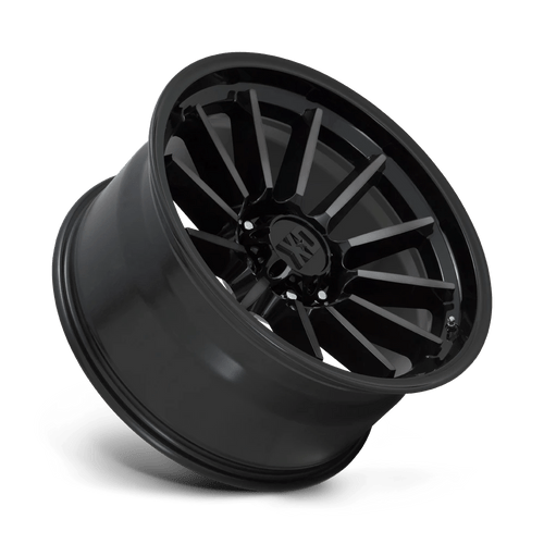 XD Wheels XD85579050400 - Xd855 Luxe 17X9 Gloss Black Machined With Gray Tint