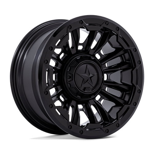 XD Wheels XD870MX20908720 - Xd870 Bomber 20X9 Matte Black W/ Gloss Black Ring
