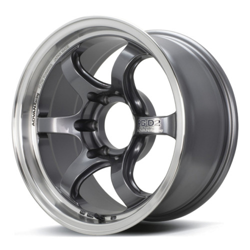 Advan YAT7G20KMGM - RG-D2 17x8.0 +20 6-139.7 Machining & Racing Gunmetallic Wheel