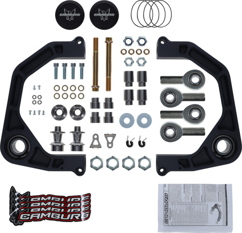 Camburg CAM-310194-GRY - Toyota 22-23 Landcruiser 300 / 22-23 LX600 KINETIK V2 Perf Billet Uniball Upper Arms
