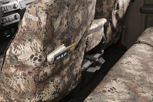 Covercraft SS2412PRMP - 09-14 Ford F150 Prym1 Camo SeatSaver Custom Front Row Seat Covers - Multi-Purpose Camo