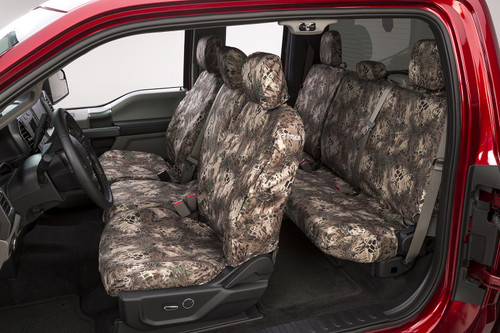 Covercraft SS3489PRMP - 21-24 Ford F-150 Prym1 Camo SeatSaver Custom Front Row Seat Covers - Multi-Purpose Camo