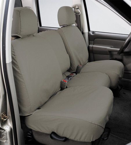 Covercraft SS7509PCCT - 19-23 Ford Ranger Polycotton SeatSaver Custom Second Row Seat Covers - Misty Grey