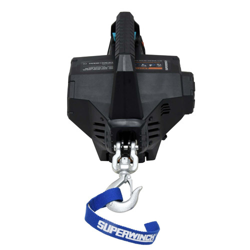 Superwinch 1710001 - Hand Hauler 1000 Winch 24 VDC 1000 lbs Line Pull Soft Shackle Rope End Safely