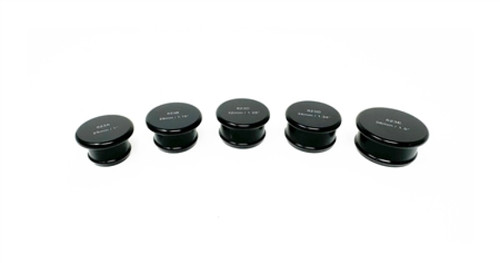 Torque Solution TS-UNI-823K - Billet Aluminum Hose Blanking Plug Set (5 Sizes - 25 thru 38mm / 1 thru 1.5in)