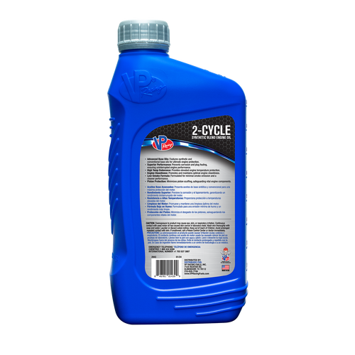 VP Racing Fuels 2943 - VP Powersports 2T Semi-Synthetic Engine Oil QT