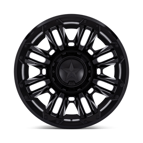 XD Wheels XD870MX20900020 - Xd870 Bomber 20X9 Matte Black W/ Gloss Black Ring