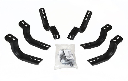 Big Country 392895 - Truck Accessories  - WIDESIDER Side Bars - BRACKET KIT ONLY - Textured Black