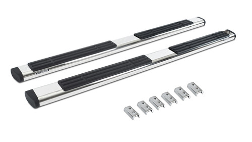 Big Country 396876 - Truck Accessories  - 6" WIDESIDER Platinum Side Bars - BARS ONLY - Polished Stainless Steel