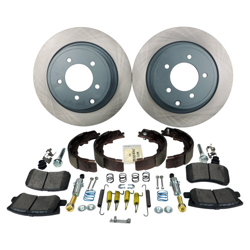 Crown Automotive Jeep Replacement 4743999K - Rear Disc Brake Service Kit for 07-17 Jeep MK Compass, Patriot w/ 11.89" Rotors