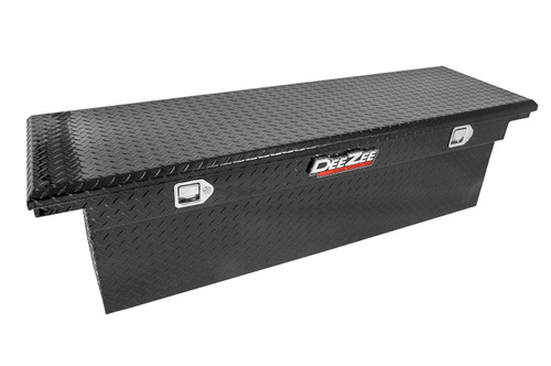 DEE ZEE DZ8170DLB - Deezee Universal Tool Box - Red Crossover - Single Lid Black BT (Deep Low)