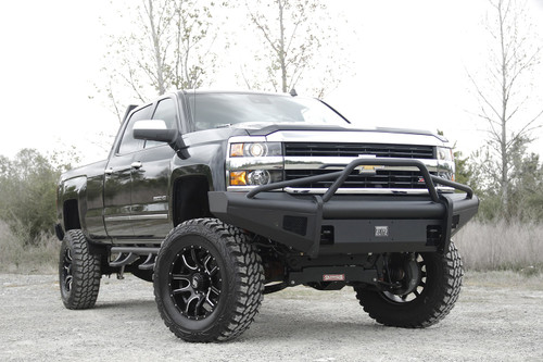 Fab Fours CH14-Q3062-1 - Elite Front Ranch Bumper