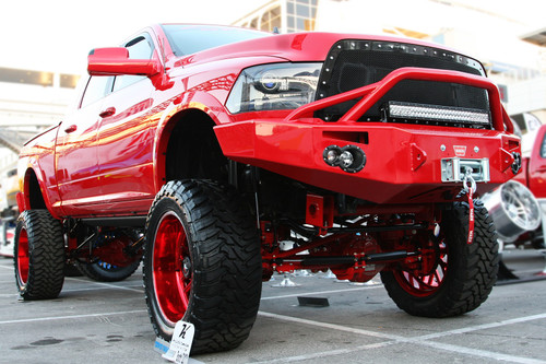 Fab Fours DR13-H2952-B - Premium Winch Front Bumper