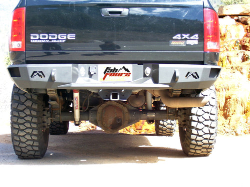 Fab Fours DR03-W1050-B - Heavy Duty Rear Bumper