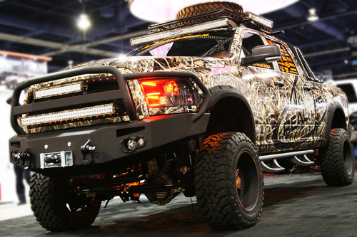 Fab Fours DR10-A2950-1 - Premium Heavy Duty Winch Front Bumper