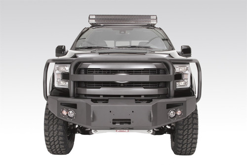 Fab Fours FF15-H3250-1 - Premium Heavy Duty Winch Front Bumper