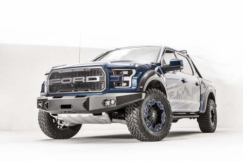 Fab Fours FF17-H4351-B - Premium Winch Front Bumper