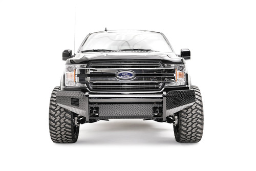 Fab Fours FF18-K4561-1 - Black Steel Front Bumper