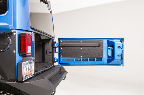 Fab Fours JK2000-B - Door Plate; Rear; Bare; Fab Fours JK2000-B - Door Plate; Rear; Bare;