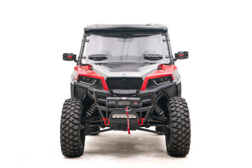 Fab Fours SXFB-1250-1 - SXS Winch Bumper; 2 Stage Matte Black Powder Coated;