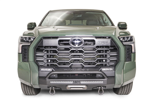 Fab Fours TT22-N5452-B - Winch Mount; Uncoated/Paintable; w/Pre-Runner Guard;