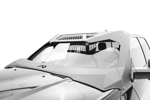 Fab Fours VC4400-B - ViCowl; Uncoated/Paintable; Combines Roof Visor And Cowl; Fab Fours VC4400-B - ViCowl; Uncoated/Paintable; Combines Roof Visor And Cowl;
