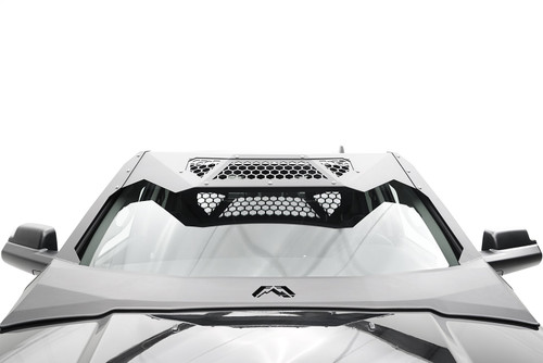 Fab Fours VC4400-1 - ViCowl; 2 Stage Black Powder Coated; Combines Roof Visor And Cowl;