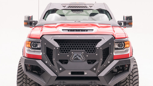 Fab Fours VC3100-B - ViCowl; Uncoated/Paintable; Combines Roof Visor And Cowl; [AWSL];