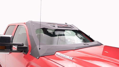 Fab Fours VC3100-B - ViCowl; Uncoated/Paintable; Combines Roof Visor And Cowl; [AWSL];