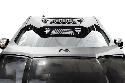 Fab Fours VC4500-B - ViCowl; Uncoated/Paintable; Combines Roof Visor And Cowl; Fab Fours VC4500-B - ViCowl; Uncoated/Paintable; Combines Roof Visor And Cowl;