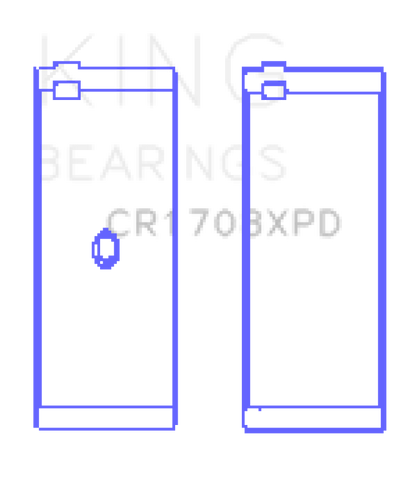 King Engine Bearings CR1708XPDSTDX - ChevrolET Custom Performance (Size STDX) Connecting Rod Bearing Set
