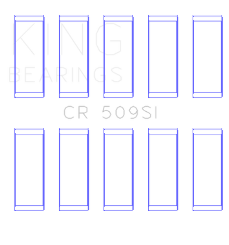 King Engine Bearings CR509SI0.5 - Volvo 850 (Size +0.50mm) Connecting Rod Bearing Set