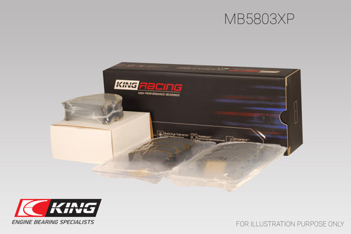 King Engine Bearings MB5803XP0.25 - BMW S65B40A (Size +0.25mm) Main Bearing Set
