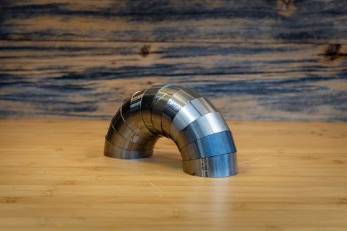 MBRP PC15211 - Universal T304 Stainless Steel 2.5 Inch Diameter 180 Degree Pie Cut Kit