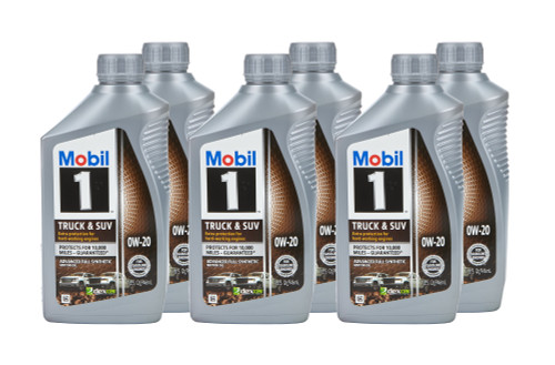 Mobil 1 124592 - 0W20 Truck & SUV OIl Case 6 x 1 Quart
