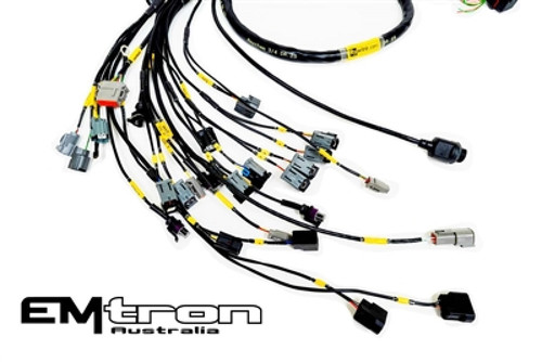 Rywire RY-K2-EMTRON-NA - K-Series Naturally Aspirated w/Emtron KV8 ECU Engine Harness (w/4 Inj / No EMAP/Boost)