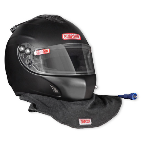Simpson Safety 7890048 - Simpson Racing Desert Devil 3.0 Helmet MATTE Black XLRG