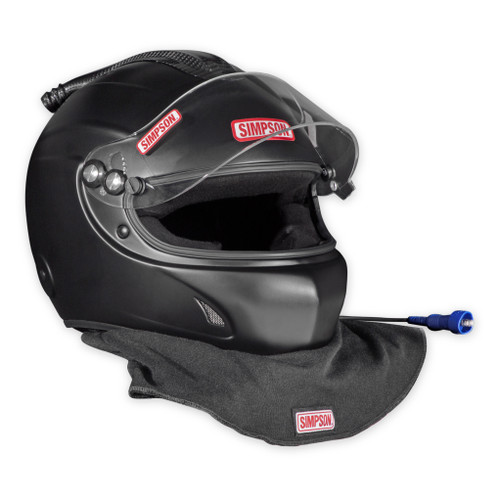 Simpson Safety 7890048 - Simpson Racing Desert Devil 3.0 Helmet MATTE Black XLRG