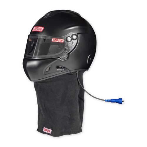 Simpson Safety 7890048 - Simpson Racing Desert Devil 3.0 Helmet MATTE Black XLRG