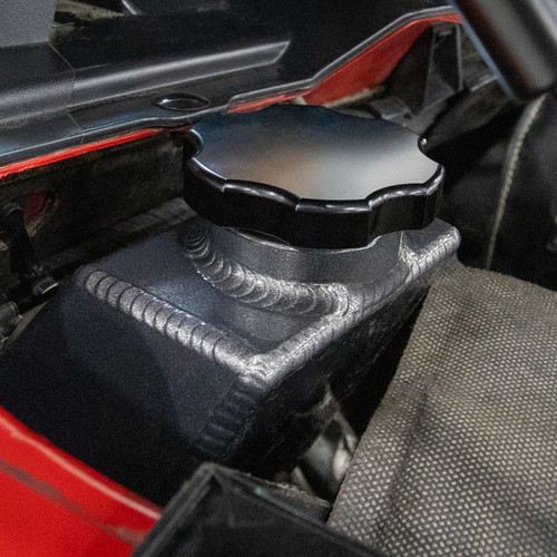 Wehrli WCF100212-GRY - 10-12 Cummins 6.7L Coolant Tank (OEM Placement) - WCFab Grey