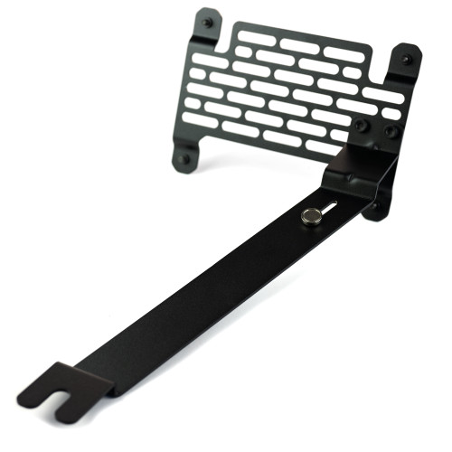 BuiltRight Industries 106103 - 21+ Ford Bronco Capable Steel Bumper License Plate Relocator Kit